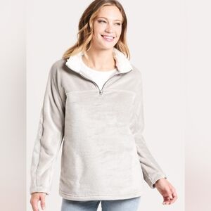 Dylan by True Grit sz L large Dream sherpa zip pullover